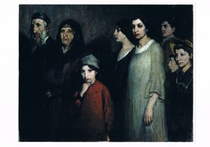 Emigranti, asi 1910 (olej na plátně) od Victor Hageman