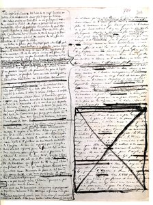 Autografická stránka Hugových Bídníků. 1845-1861 (dokumenty (dopisy)) od Victor Hugo