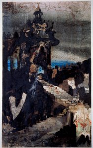 Les Orientales Kresba perem, kvaš a akvarel od Victora Huga (1802-1885) 1855-1856. Paříž, B.N. od Victor Hugo