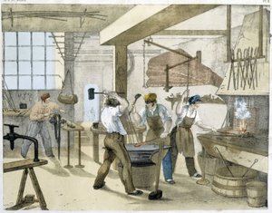 Zámečník, litho z Jansona. 19. století.