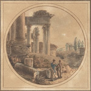 Fantasy pohled na Forum Romanum, n.d.