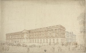 Kolonáda Louvru od Victor Jean Nicolle