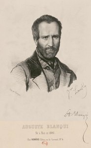 Portrét Louis-Auguste Blanqui 1805-1881, 1849. od Victor Larsky