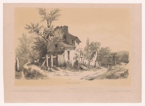 Boerderij op de Mont Valérien Na Mont Valérien (název na objektu) od Victor Lefranc