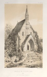 ...Pl.22, Kaple Fontaine-Jean Loiret, vydáno 1860. od Victor Petit