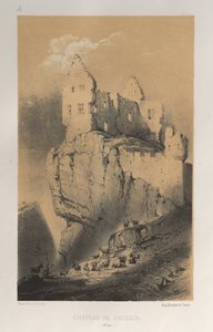 ...pl. 30, Chateau De Crussol Drome, 1860.