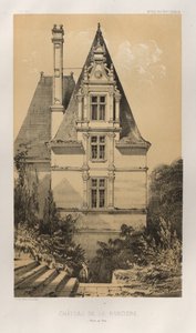 ...pl. 37, Château De La Ranciere Maine et Loire, 1860. od Victor Petit