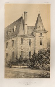 ...pl. 59, Chateau De Bacclair Dolní Seina, 1860.