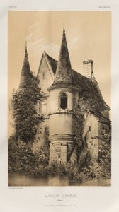 ...pl. 98, Manor of Ansac Corrèze, 1860. od Victor Petit