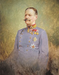 Generál Alexander Freiherr von Krobatin, kolem roku 1916 (olej na plátně)