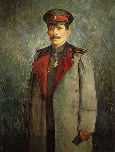 Generál Jekon, náčelník štábu bulharské armády, kolem roku 1916 (olej na plátně)