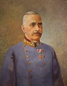 Generál Viktor Dankl von Krasnik, kolem roku 1916 (olej na plátně)