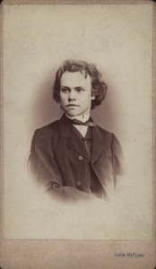 Portrét skladatele Antona Rubinsteina 1829-1894. od Vienna . Photo studio Julie Haftner