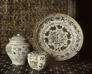 Modrobílý porcelán z Annamu, 15. až 16. století (keramika)