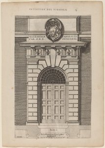 Brána paláce Farnese od Vignola