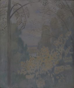 Ořechový strom, 1905 od Viktor Elpidiforovich Borisov Musatov