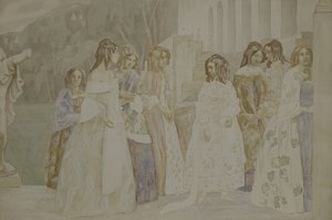Requiem, 1905 od Viktor Elpidiforovich Borisov Musatov