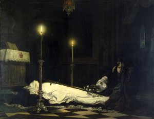 Smutek László Hunyadiho od Viktor Madarász