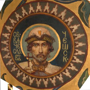 Svatý Václav I., vévoda český, 1885-1896 od Viktor Mikhaylovich Vasnetsov