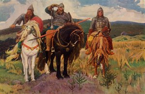 The Warriors, 1898, 1965. od Viktor Mikhaylovich Vasnetsov