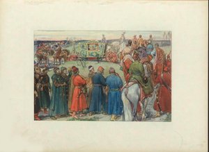 Carové Alexej Michajlovič Jízda na lov, 1896 od Viktor Mikhaylovich Vasnetsov