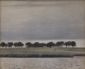 Předběžná studie pro Solregn. Jezero Gentofte, 1903.