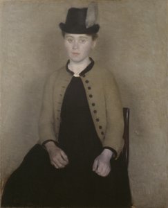 Ida Ilsted, později Umělcova žena od Vilhelm Hammershøi