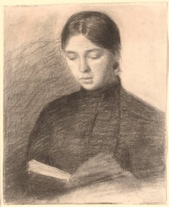Umělcova sestra Anna Readingová od Vilhelm Hammershøi
