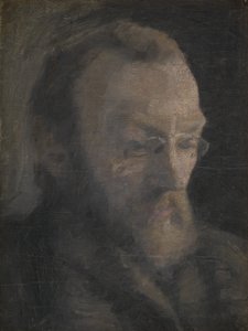 Historik umění Karl Madsen, pozdější ředitel Statens Museum for Kunst od Vilhelm Hammershøi
