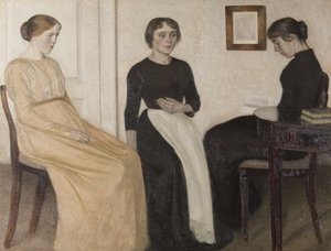 Tři mladé ženy, 1888. od Vilhelm Hammershøi