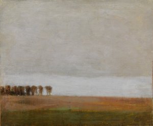 Pohled na Jægersborg Allé. Gentofte, severně od Kodaně od Vilhelm Hammershøi