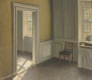 Ložnice, Strandgade 30, 1906 od Vilhelm Hammershoi
