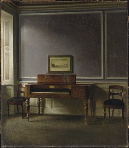 Starý klavír. Strandgade 30 (The Old Piano. Strandgade 30) od Vilhelm Hammershoi