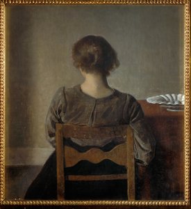 Odpočinek od Vilhelm Hammershoi