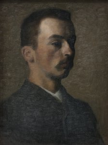 Autoportrét od Vilhelm Hammershøi