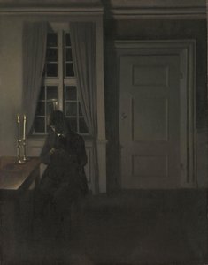Sběratel mincí, 1904 od Vilhelm Hammershoi