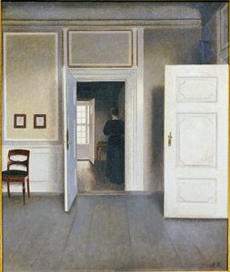 Žena v interiéru, Strandgrade 30, 1901
