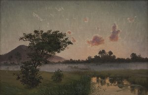 Letní večer poblíž Ry od Vilhelm Kyhn
