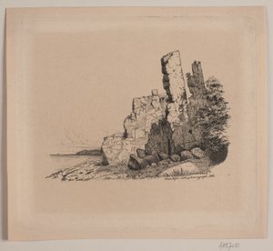 Bornholmské skalnaté pobřeží od Vilhelm Kyhn