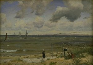 Hornbæk Strand na severu Sealandu