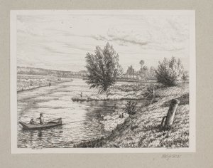 Pozemek u řeky Marne od Vilhelm Kyhn
