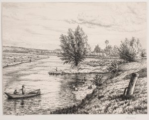 Pozemek u řeky Marne od Vilhelm Kyhn