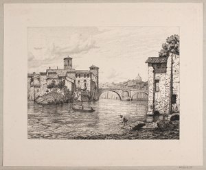 Odjeďte na Ponte Rotto i Rom od Vilhelm Kyhn