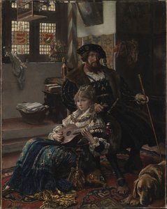 Christian II a Dyveke od Vilhelm Rosenstand