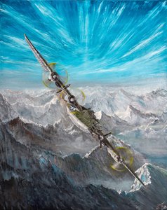 B-24 Liberator Swiss Landing 7, 2023 od Vincent Alexander Booth