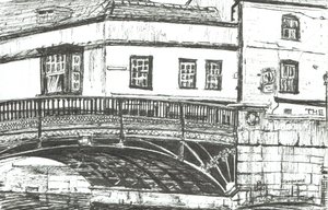 Cambridge, 2008, (Inkoust na papíře) od Vincent Alexander Booth