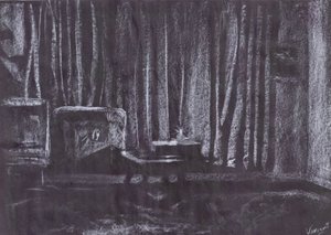 Záclony při světle svíček od Vincent Alexander Booth