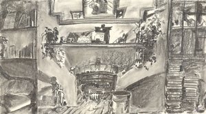 Oheň vedle světla svíčky od Vincent Alexander Booth