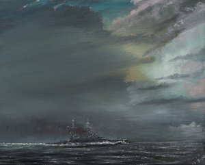 HMS Hood 1941, 2014, od Vincent Alexander Booth