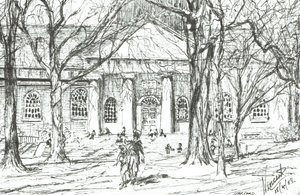 Harvard Boston USA, 2003, (Inkoust na papíře) od Vincent Alexander Booth